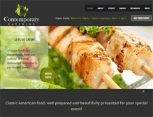 Tablet Screenshot of cateringlocalevents.com
